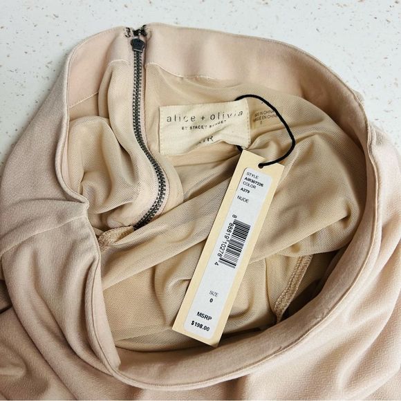 NWT Alice & Olivia | Air Nude Maxi Skirt - Picture 10 of 15